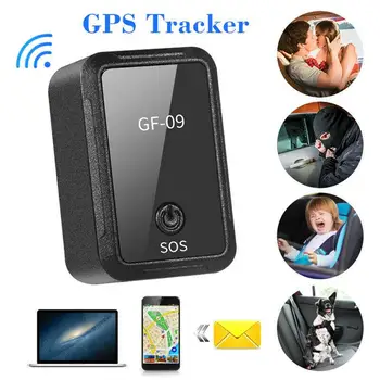 GF-09 Mini GPS Seklys APP Nuotolinio Valdymo Anti-Theft GSM GPRS Locator Magnetinio Balso Įrašymo Nuotolinio Nuskaitymo GPS Tracker