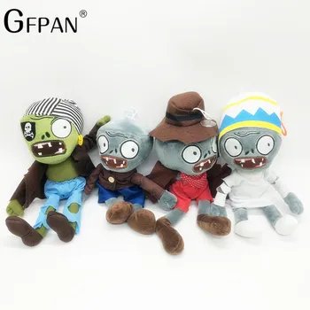 GFPAN 1PC 30cm 10 Stilius Augalai vs Zombies Minkštas Pliušinis&Įdaryti Lėlės Žaidimas Pav Statula Kūrybos Šalis, žaislai Vaikams, Kūdikiams