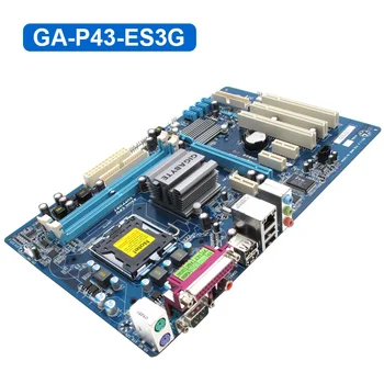 GIGABYTE GA-P43-ES3G Darbastalio Plokštė P43 Socket LGA 775 Už Core 2 Pentium D DDR2 16G ATX P43-ES3G Restauruotas Mainboard