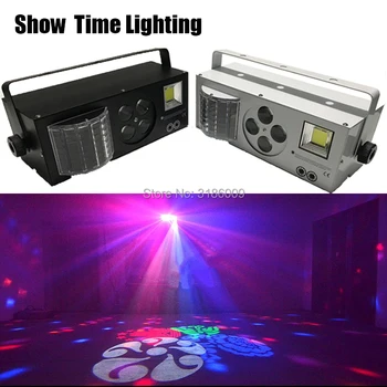 Geras efektas LED modelius lazerių blykstės 4 1 efektas šviesos 4 akis, vaizdo, šviesos, gera naudoti DJ disco Club Namų pramogų KTV
