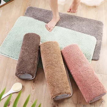 Gryna spalva tortas aksomo, vonios kambarys absorbentas, neslidžia grindų kilimėliai įėjimo ir įėjimo tualeto grindų kilimėliai