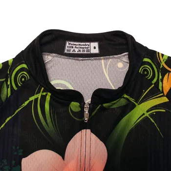 Gėlės T-Shirt Weimostar Dviračių Džersis Moterų kalnų jersey maillot ciclismo mtb Jersey Visą Užtrauktuką Viršūnės