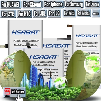 HSABAT Naujas Top Brand 4900mAh E5.0 baterija BQ Aquaris E5 E5 FHD E 5 HD nemokamas pristatymas