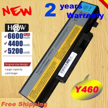 HSW Nešiojamas baterija Lenovo B560 V560 Y560 Y460 baterija L09N6D16 L10L6Y01 L10N6Y01 L10S6Y01 IdeaPad Y460 Y56 GREITAI Shippi