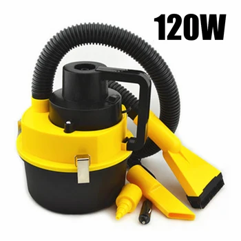 Handheld Vacuum Cleaner 120W Galinga Siurbimo Šlapio/Sauso Vakuuminio su 4.5 m kabelis multi-naudoti 12V Automobilinis Dulkių siurblys, Namo Cleaner