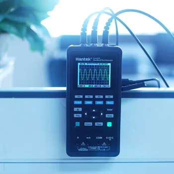 Hantek 3in1 Skaitmeninis Oscilloscope+Signalo Generatorius+Multimetras Nešiojamas USB 2 Kanalų 40mhz 70mhz LCD Ekranas Bandymo Metrų Įrankiai