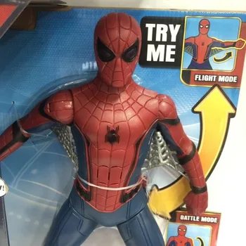 Hasbro Tech Tiktų Kalbėti Žmogus-Voras Modelis Super Hero Spider Man Jungtinio Kilnojamojo Garsas, Šviesa, Žaislas, Lėlė Kolekcines