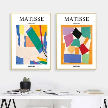 Henri Matisse Anotacija Spalvinga Vienkartinės Šiaurės Dekoras Drobė, Tapyba, Plakatas Ir Spausdina Sienos Meno Vogues Nuotrauka Už Kambarį