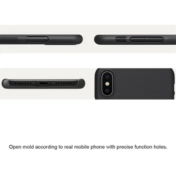 IPhone XR XS Max Padengti Nillkin Matinio Shield KOMPIUTERIO, Aukštos Kokybės Plastiko Apsaugos Hard Back Cover for iPhone XS Max Atveju