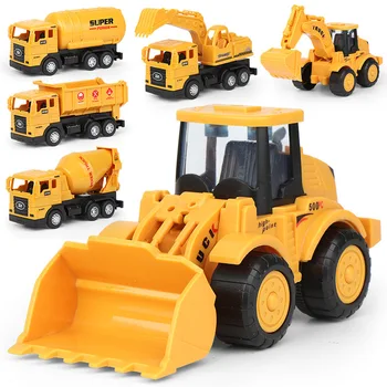 Inžinerijos Automobilio Modelio Traktoriaus Žaislas savivarčių Ekskavatorių Krautuvų Modelio Transporto priemonių Švietimo Žaislai Berniukams