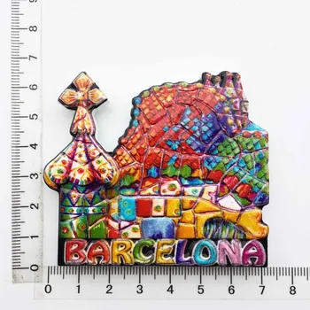 Ispanijos Šaldytuvas Magnetai Turizmo Suvenyrai 3d Dervos Magnetinio Šaldytuvo Lipdukų Rinkimo Magnetai Amatų Namų Puošybai