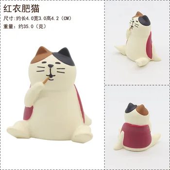 Japonija Kawaii Dervos Katė Miniatiūrinės Figūrėlės Pasakų Sodų Papuošalus Mini 