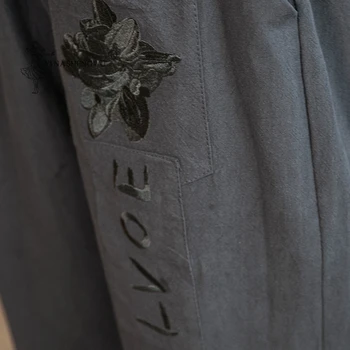 Japonų Kimono Išsiuvinėti Mada Kelnes trumparankoviai marškinėliai, Kostiumai Vyrams Japonija Spausdinti Kelnės Cardigan Harajuku Drabužių Rinkiniai