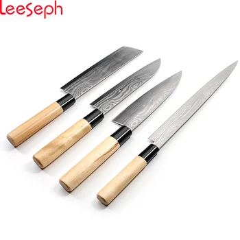 Japonų virtuvės peilis, Sushi & Sashimi Chef Peilis, Rinkinys 4
