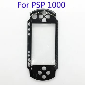 Juodos Spalvos Priekinis Korpusas Korpuso Dangtelį Atveju Pakaitinis Sony PSP1000 PSP 1000 Žaidimų Konsolę su Box Pakuotė