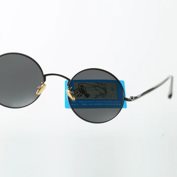 Kachawoo turas poliarizuoti akiniai nuo saulės moterims, metalo, aukso žalią šviesą saulės akiniai vyras vairavimo visą ratlankio stiliaus unisex akiniai
