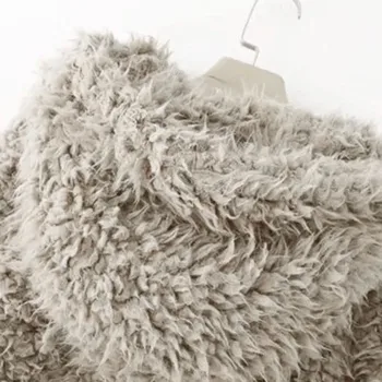 Karšto Pardavimo Moterų Šilti Paltai Ponios Šiltas Dirbtinio Vilnos Palto, Švarko Atlapas Žiemos viršutinių drabužių siuvimas atspari Vėjui Streetwear Lašas Laivybos