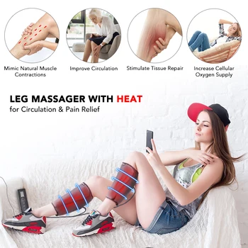 Kojos Massager Su Oro Suspaudimo Belaidžio Šildymo Masažas Visą Wrap Venų Išsiplėtimas, Fizioterapija Paramos Skausmas, Nuovargis Sveikatos Priežiūros