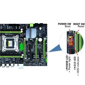 Kompiuterio Mainboard X79T LGA 2011 PROCESORIŲ Kompiuterio Mainboard DDR3 KOMPIUTERIO pagrindinė Plokštė su 4 Kanalų E5BA 2020 m.