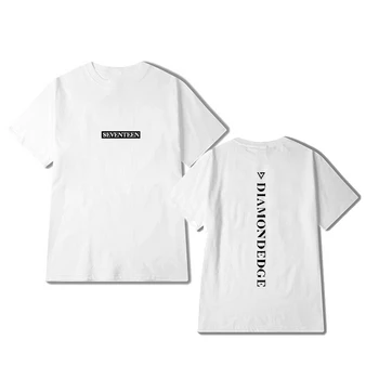 Kpop SEPTYNIOLIKA DIAMOND KRAŠTO Albumą Marškinėliai Hip-Hop Atsitiktinis Palaidų Drabužių Marškinėlius Marškinėliai trumpomis Rankovėmis Viršūnes T-shirt DX516