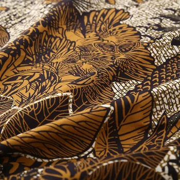 Krano Bananų medis skaitmeninės tapybos grynos medvilnės audinio kelnės ткань хлопок ткани tissu telas por metro tissus tela afrikos