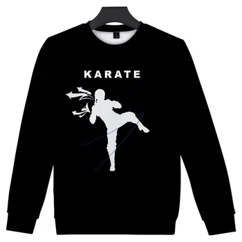 Kyokushin Karate Hoodies Hip-Hop J. KARATĖ Palaidinukė 3D Animaciją Kyokushin Karate Hoodie Naujas Kraujo Striukė Kailis Prekės Rūbai