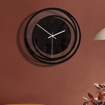 Kūrybos Namų Kambarį Dekoruoti Akrilo Sieninis Laikrodis Sprogimo Modeliai Minimalistinio Šiaurės Stiliaus Skaidrūs Laikrodis