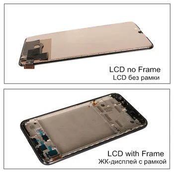 LCD Xiaomi Mi A3 Ekranas LCD su Rėmu Jutiklinio Ekrano Pakeitimas apie Xiaomi Mi A3 Mia3 CC9e Pasaulio M1906F9SH LCD Ekranas