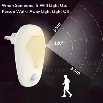 LED Nakties Šviesos Lizdas ES Plug Sensorius Jungiklis, kištukinis Lizdas naktinė lempa Lempos Vaikams, Vaikų Kambarį, Miegamojo Apšvietimas