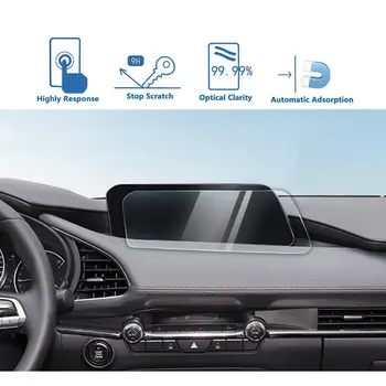 LFOTPP Už Mazda 3 8.8 Colių 2019 2020 Automobilių Navigacijos Grūdintas Stiklas Screen Protector Kino Auto Interjero Apsauginis Lipdukas