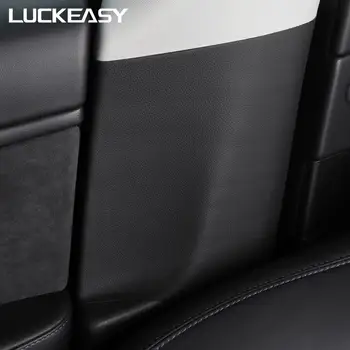 LUCKEASY už Tesla Model 3 2018-2021 Nematomas Automobilio duris Anti Kick Trinkelėmis Pusės Krašto Apsaugos Kino Saugotojas Lipdukus