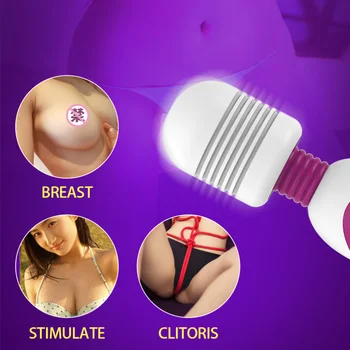 Lanksti Galvutė 30 Dažnio AV Stick Vibratorius Erotiniai Produktų Sekso Žaislai Moteris Suaugusiųjų Klitorio Moterų Masturbator Mašina Parduotuvė