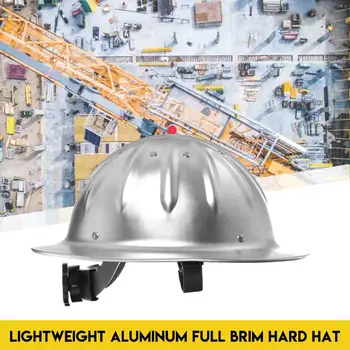 Lengvas Didelio Stiprio Aliuminio Visą Kraštų Sunku Skrybėlę Saugos Šalmas Statybos Geležinkelio Metalurgijos Anglių Kasyklos Statybai