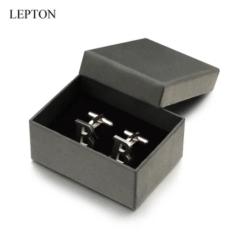 Lepton Nerūdijančio plieno Raides, rankogalių segtukai, skirta Mens Black & Sidabro Spalvos Raidės B abėcėlės Rankogalių segtukai Vyrų Marškinių Rankogaliai Mygtuką