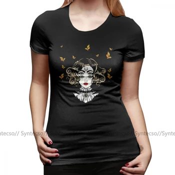 Likti Keista T-Shirt Rose Ir Varnai Likti Keista Spalva Versija Marškinėliai Kawaii 100 Medvilnės Moterų marškinėlius karinio jūrų Laivyno Ponios Tee Marškinėliai