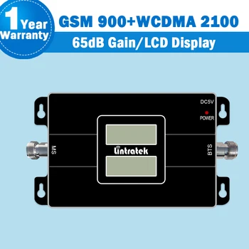 Lintratek 2 LCD Ekranai, 2G, 3G 65dB mobiliųjų Telefonų Stiprintuvas GSM 900 WCDMA 2100 Dual Band Korinio ryšio tinklo Signalo 3G Kartotuvas Stiprintuvas onlyS53