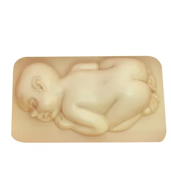 M0136 3D Miega Kūdikis Silikono Formos Šokoladas Minkštas Tortas Dekoravimo Priemonės, Muilas liejimo formų žvakės