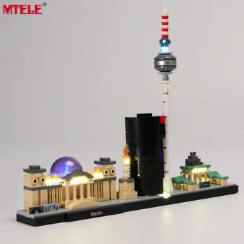 MTELE Prekės LED Light Up Kit Žaislas, Skirtas Architektūros Berlyno TV Bokštas Compatile Su 21027