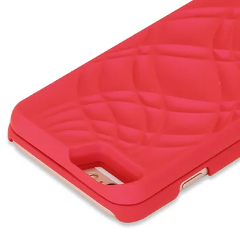 Mados Lady 3D Flip PU Atramą Odinis dėklas iPhone 6 6S 7 7 Plius Piniginė Veidrodis Atveju Kortelės Lizdo Dangtelį Su Kortele Kišenėje
