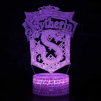 Magija pasirašyti 1 tema 3D LED Lempos naktį šviesos 7 Spalvų Keitimas Palieskite Nuotaika Lempos Kalėdinių Dropshippping