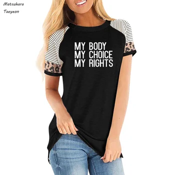 Mano Kūnas mano Pasirinkimas, Mano Teisių Spausdinti Moterų Marškinėlius Medvilnės Atsitiktinis Juokinga raidė T-marškinėliai Mergina Viršuje Tee Naujos 2020 Plus Size Trumpas slee