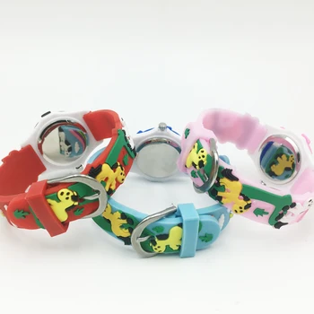 Mielas 3D Arklių Vaikų Laikrodžiai Kvarcinis Analoginis Berniukai Žiūrėti Mados Mergaičių Wristwartches Vandeniui Želė Silikono Juosta, Vaikams Laikrodžiai