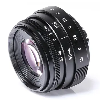 Mini 35mm f/1.6 APS-C VAIZDO Objektyvas+adapteris žiedas+2 Macro Ring+objektyvo gaubtą, P anasonic/O lympus Micro4/3 M4/3 Mirroless Fotoaparatas