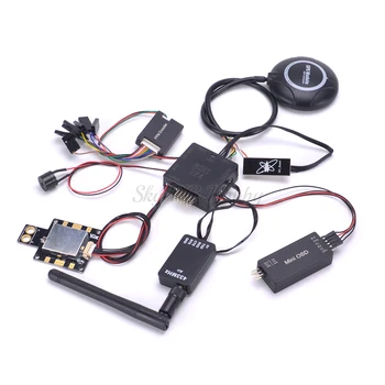 Mini PX4 Pixhawk PIX 2.4.8 32 Bitų Skrydžio duomenų Valdytojas M8N GPS Minimalaus OSD + PM + garsinis signalas+ GPM + I2C Modulis + 433 / 915Mhz Telemetry