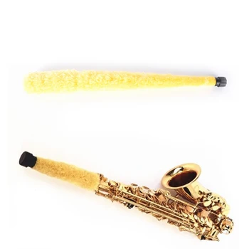 Minkštas Išlaikyti Saksofonas Švarus Saksofonas Valymo Šepetys Švaresnis Trinkelėmis Taupymo Alto Sax Saksofonas 52.5 cm