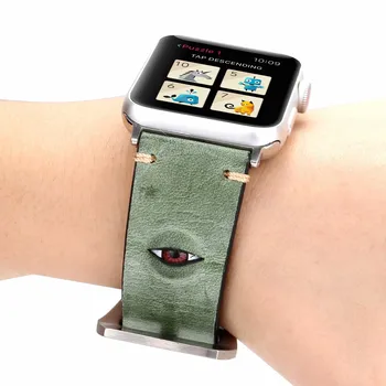 Modeliavimas 3D Akis Modelis Žiūrėti Diržu, Apple Watch Odos Band Apyrankę iWatch Serijos 3 2 1 Rankogaliai Diržo 38mm 42mm
