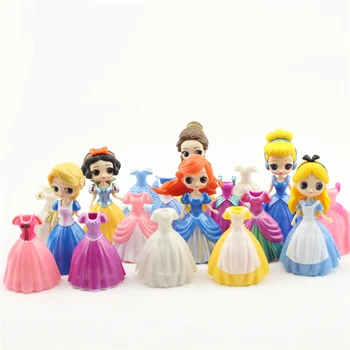 Modeliavimas užsienio Barbie lėlės kostiumas Sniego baltumo Elsa dress up mergaitė, gimtadienio dovana, Sušaldyti žaislas