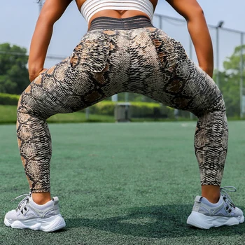 Moterų Antblauzdžiai Sexy Push Up Leopardas Spausdinti Treniruotės Legging Femme Aukšto Juosmens Fitneso Antblauzdžiai Sportinę Leggins 3Color