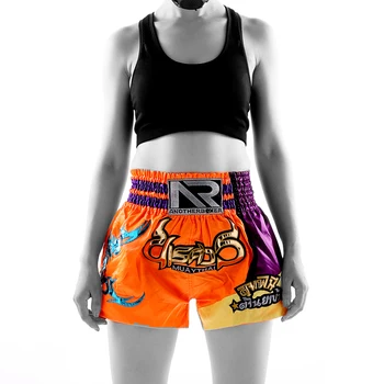 Moterų Bokso Komanda Šortai Spausdinimo MMA Trumpas Muay Thai Kikbokso Klubas Boxeo Kelnes Suaugusiųjų, Vaikų, Kovoti, Kovoti su Sanda Drabužiai