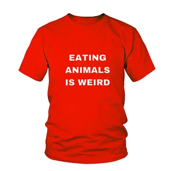 Moterų Marškinėliai Valgyti Gyvūnus, Yra Keistai Juokinga T Shirts Tumblr Hipster Sakydamas Marškinėlius Moterų Mados Vegetaras Harajuku Tee Marškinėliai